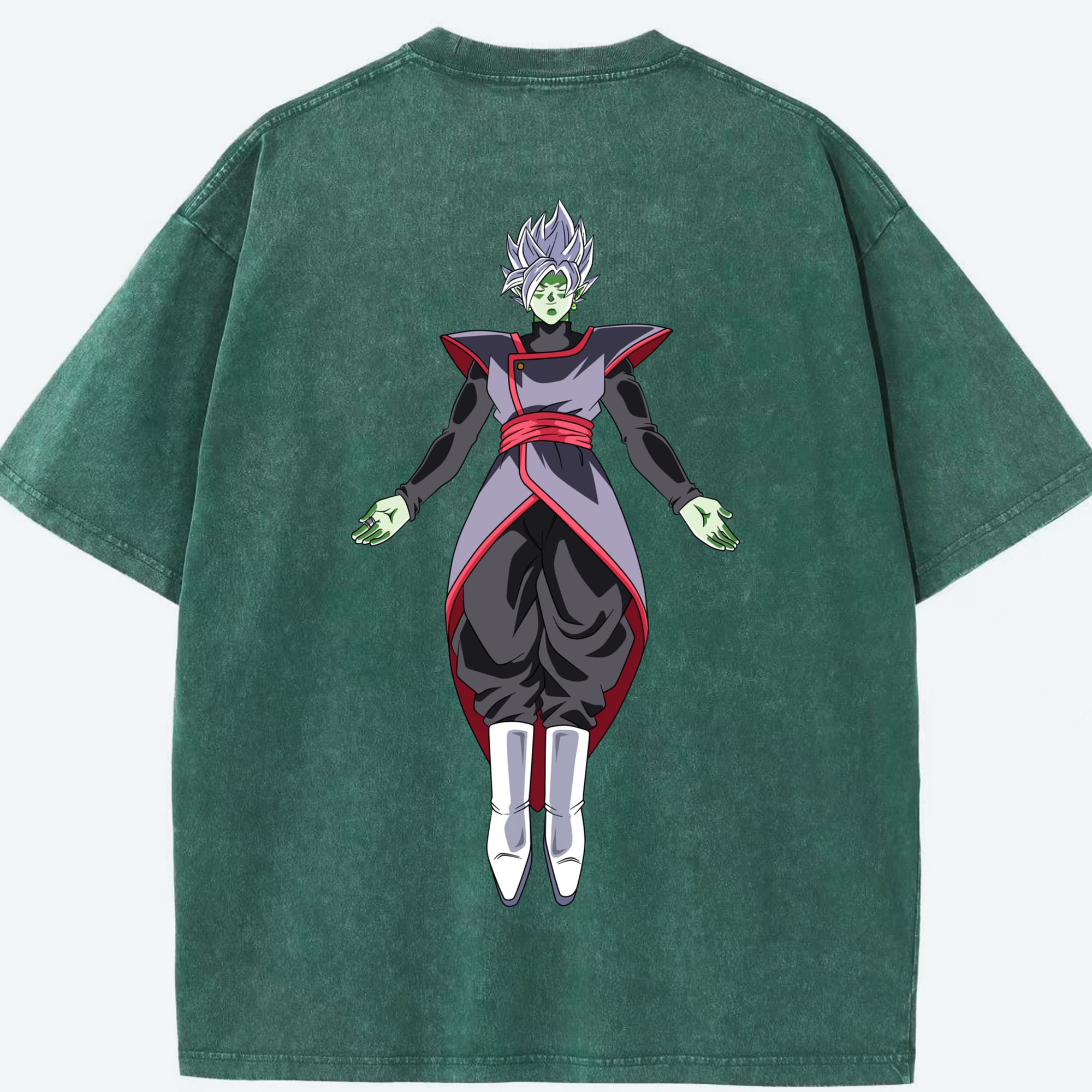 （画像用） ドラゴンボール ベジット DRAGON BALL Vegetto 綿100% ヴィンテージ風 半袖Tシャツ（背面プリント）